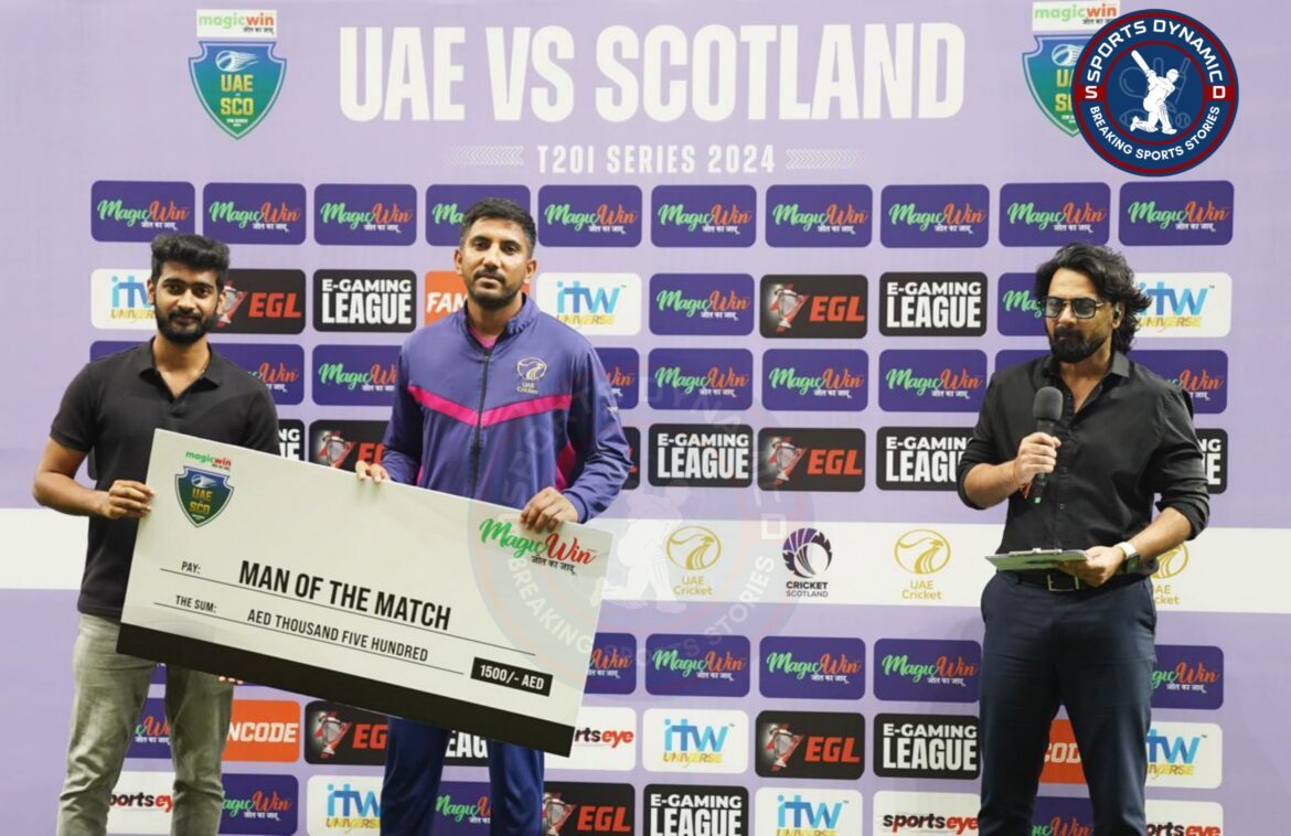 Match Report: UAE vs Scotland, 1st T20 International