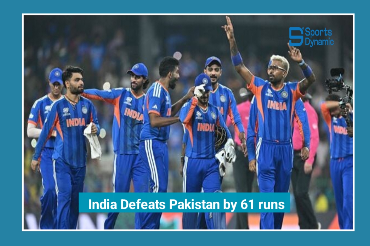 India Defeats Pakistan by 61 Runs, Qualifies for T20 Super 8 in Dominant Fashion
