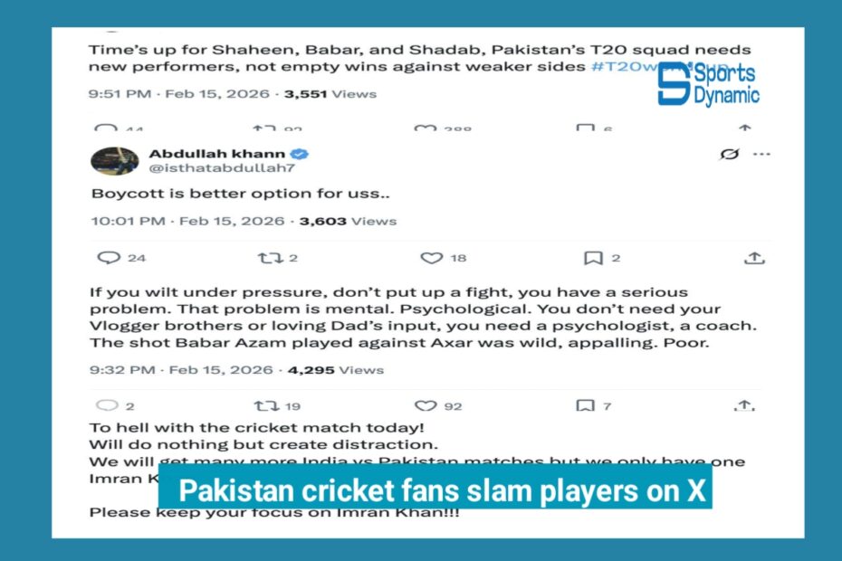 Pakistan Cricket Faces Massive Backlash After Defeat from India T20match, as Fans Slam Players on X