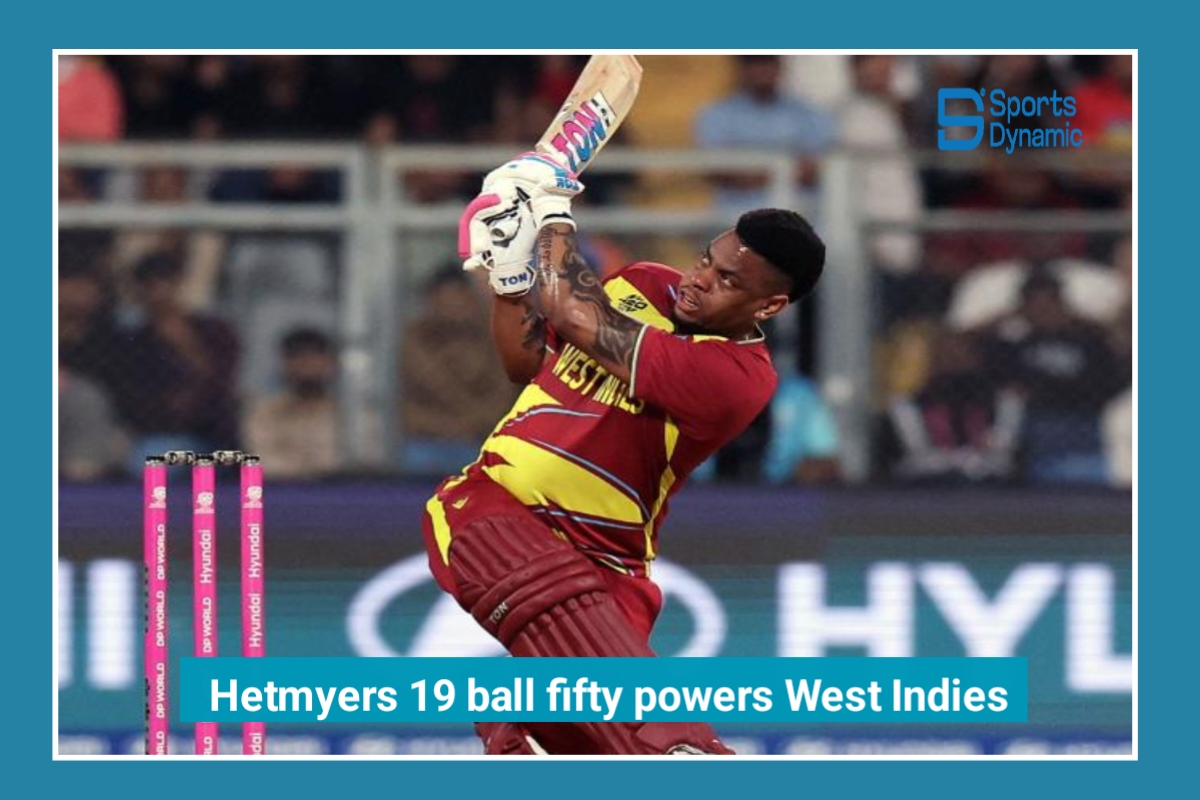 Hetmyer’s 19-Ball Fifty Powers West Indies to 254/6 | T20 World Cup 2026 Super 8