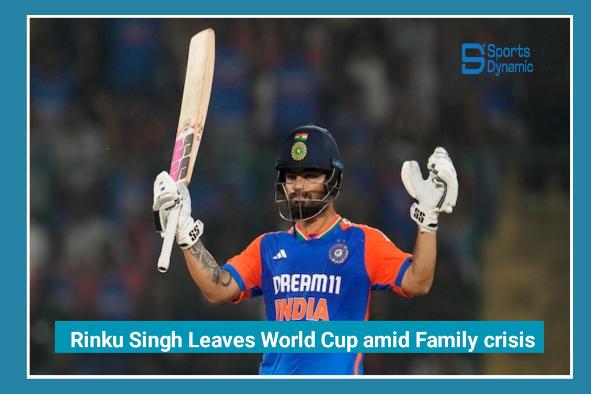 Rinku Singh Leaves T20 World Cup Camp Due to Father’s Critical Illness – Big Blow for India