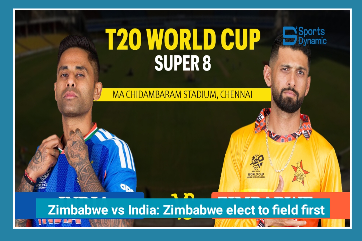 Zimbabwe Elect to Field vs India in Chennai | High-Pressure T20 World Cup 2026 Super 8 Clash