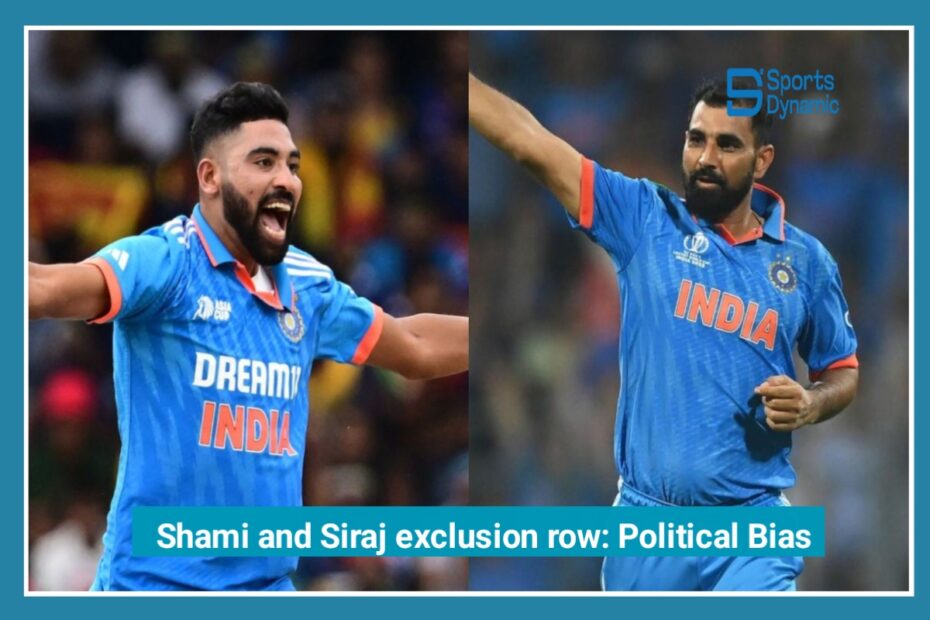 Shami & Siraj Exclusion Row: Political Storm Erupts Amid ICC T20 World Cup 2026