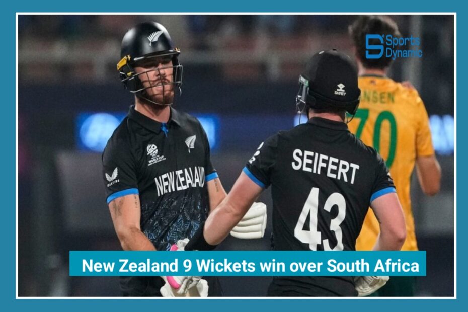 Finn Allen’s 33-Ball Century Powers New Zealand to 9-Wicket Win Over South Africa in T20 World Cup Semi-Final