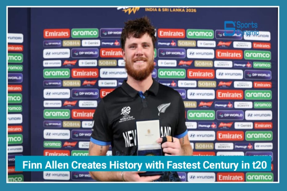 Finn Allen Creates History with Fastest Century in T20 World Cup Semi-Final vs South Africa