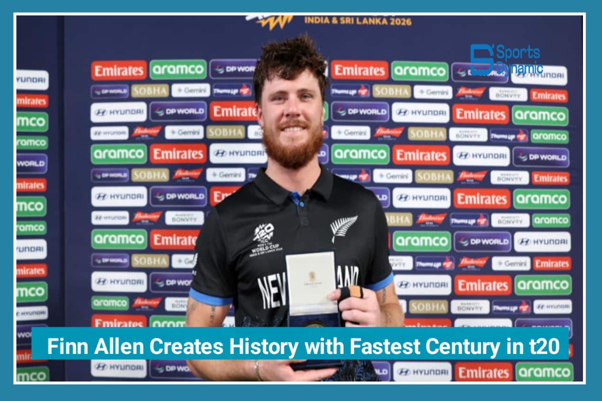 Finn Allen Creates History with Fastest Century in T20 World Cup Semi-Final vs South Africa