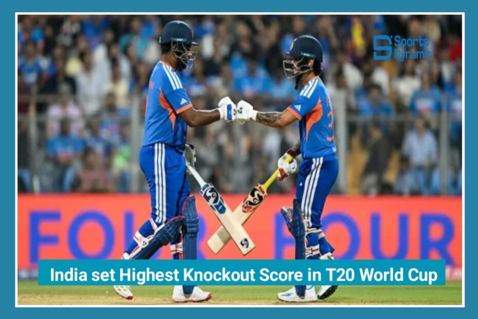 Cricket History Made: India Set Highest Knockout Score in T20 World Cup