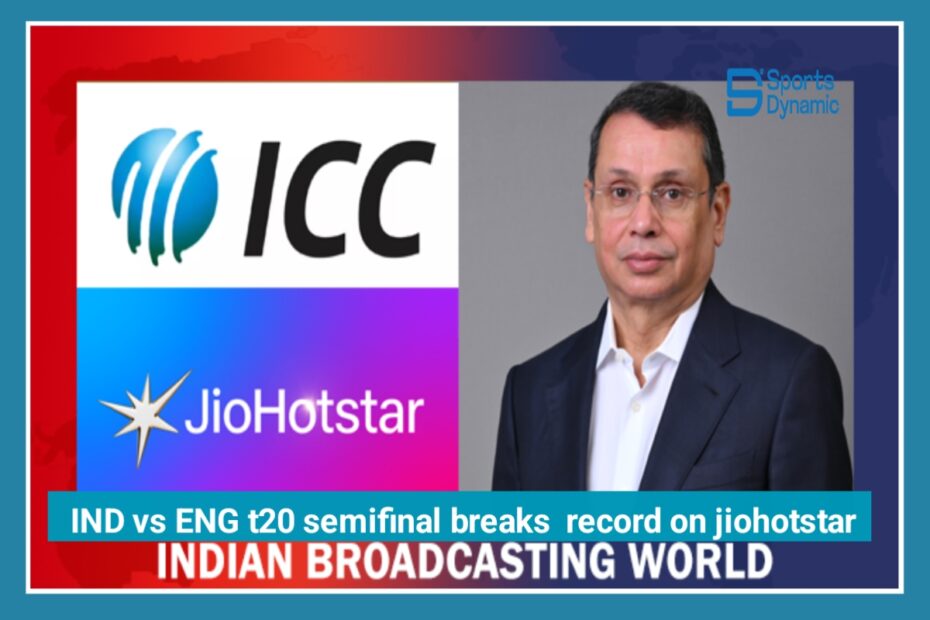 Historic Record: India vs England T20 World Cup Semi-Final Breaks Global Streaming Records on JioHotstar