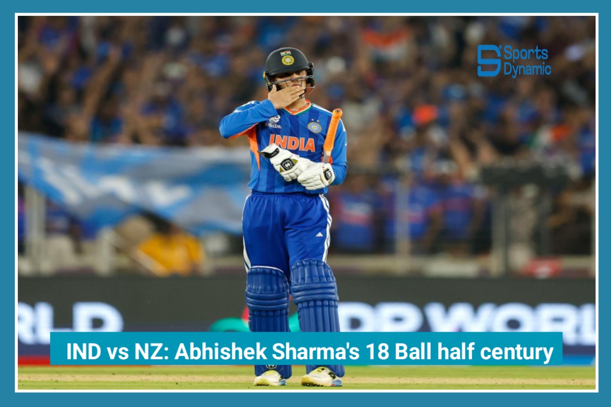 Abhishek Sharma’s Record-Breaking 18-Ball Fifty Lights Up IND vs NZ Final