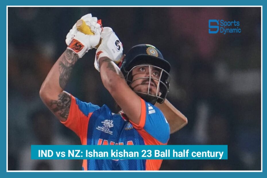 Ishan Kishan Hits Power packed 23-Ball Half-Century in T20 World Cup Final