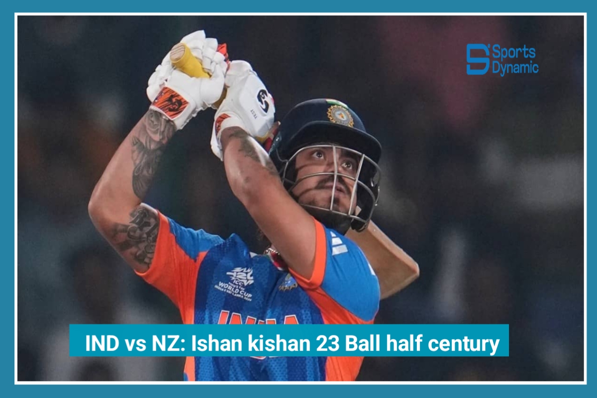 Ishan Kishan Hits Power packed 23-Ball Half-Century in T20 World Cup Final