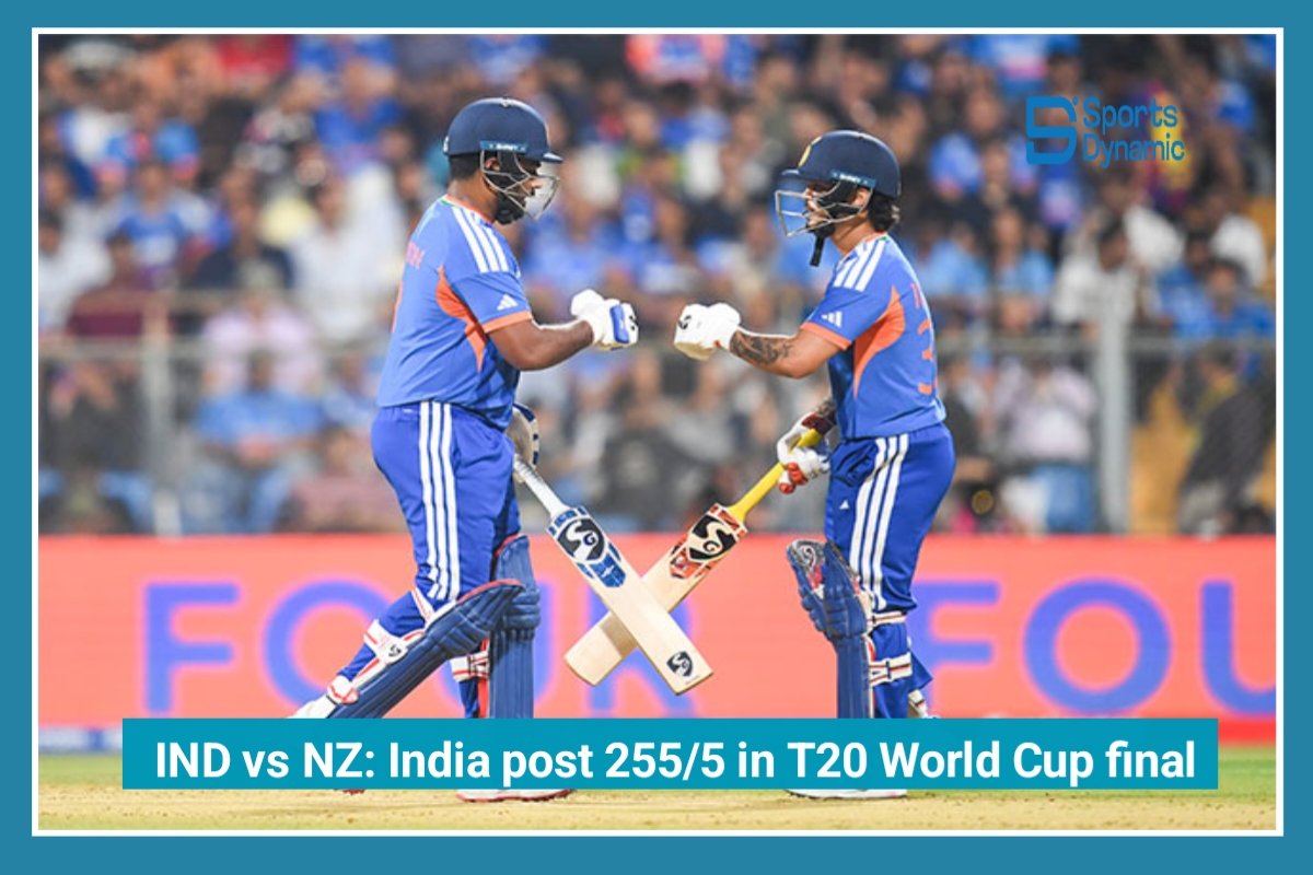 India Post 255/5 in T20 World Cup Final, New Zealand Face Huge 256-Run Target