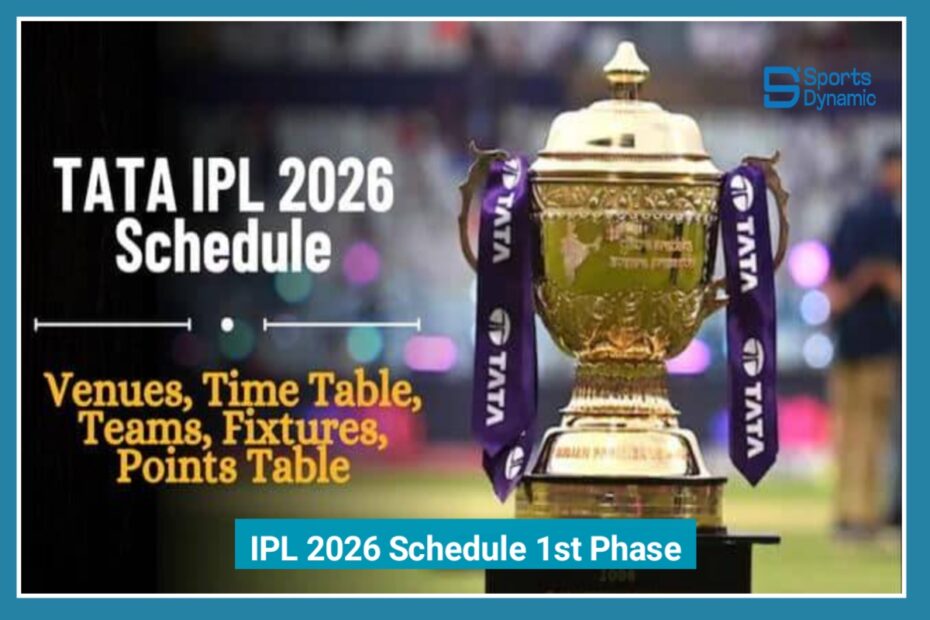 IPL 2026 Schedule Out: BCCI Reveals First Phase Fixtures, RCB vs SRH to Open Season
