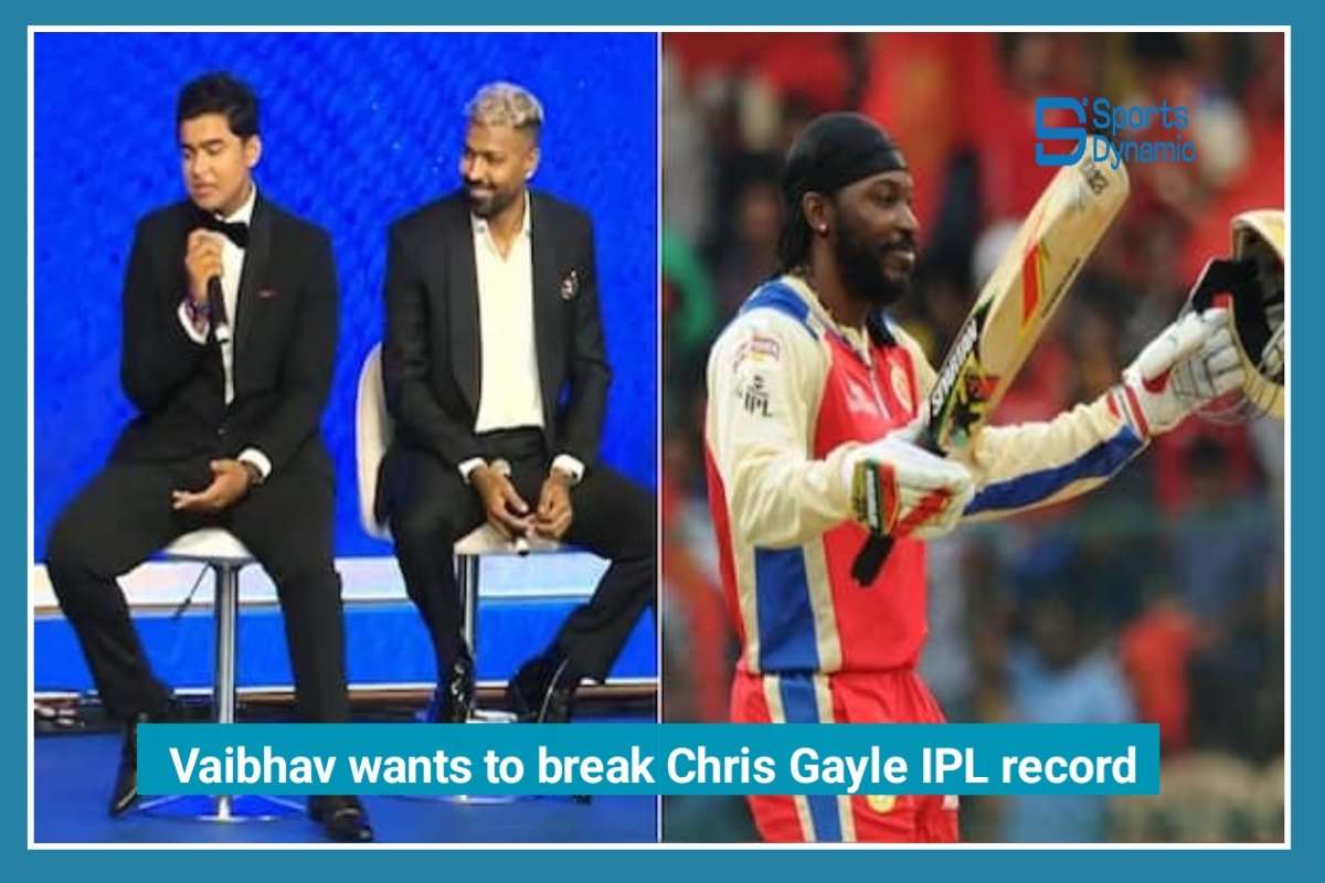 Vaibhav Sooryavanshi Sets Sights on Chris Gayle’s Legendary 175 IPL Record
