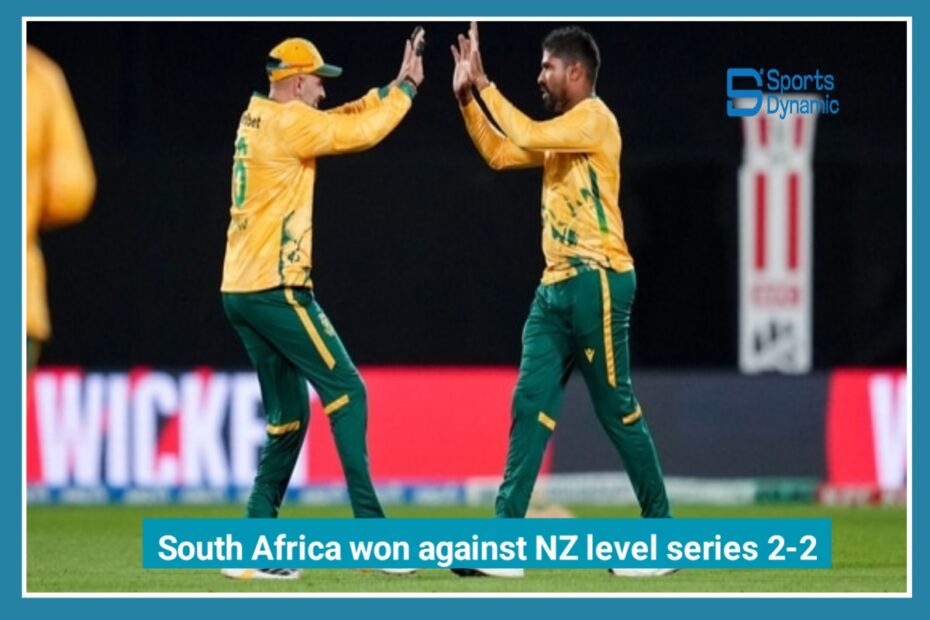 South Africa vs New Zealand: SA Win by 19 Runs in Crucial 4th T20
