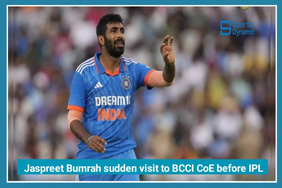 Jasprit Bumrah’s Shock Visit to BCCI CoE Before IPL 2026 Sparks Massive Concern | Breaking Update