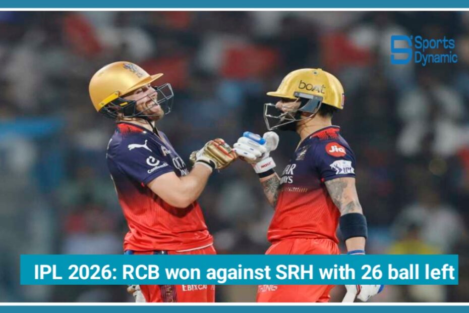 RCB Dominate SRH by 6 Wickets – Explosive Start to IPL 2026 Title Defense