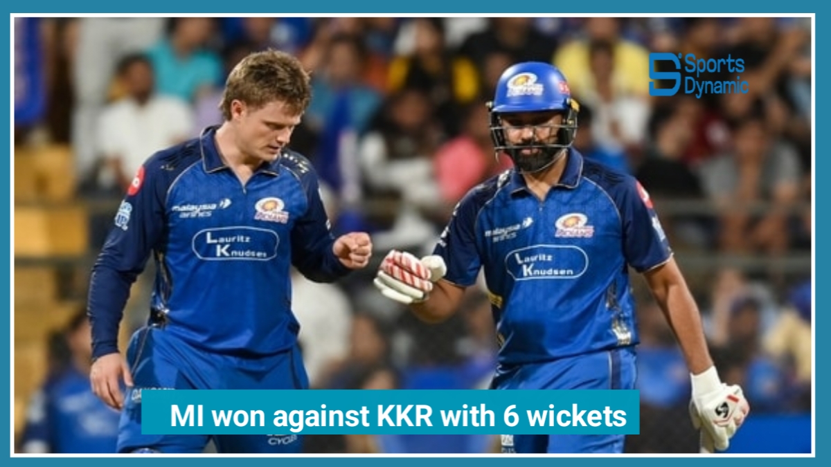 MI vs KKR IPL 2026: Mumbai Indians Win by 6 Wickets in Thrilling Clash