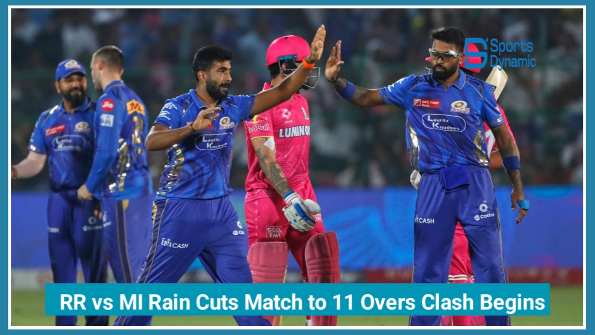 RR vs MI Live Score IPL 2026: Rain Cuts Match to 11 Overs, High-Voltage Clash Begins