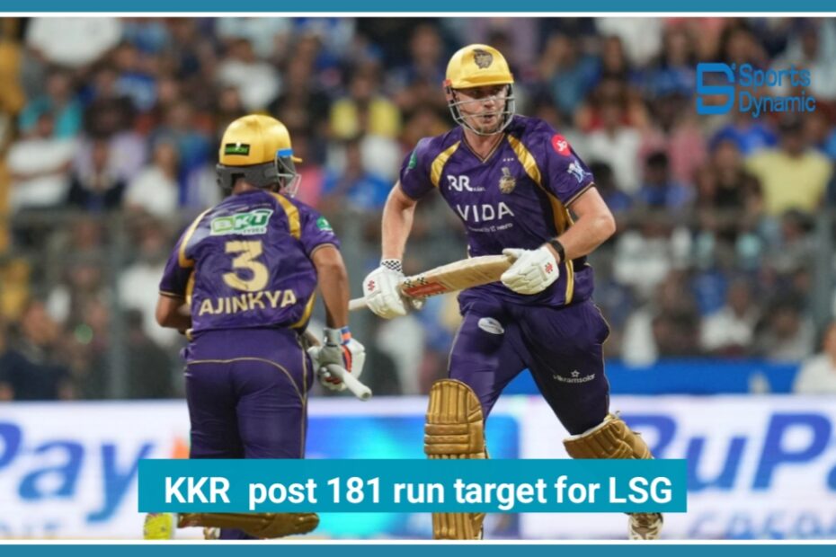Cameron Green & Rovman Powell Guide KKR to 181/4 vs LSG IPL 2026