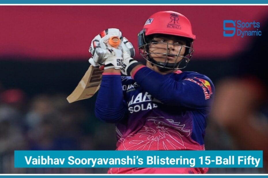 IPL 2026: Vaibhav Sooryavanshi’s Blistering 15-Ball Fifty Shocks RCB in RR vs RCB Clash