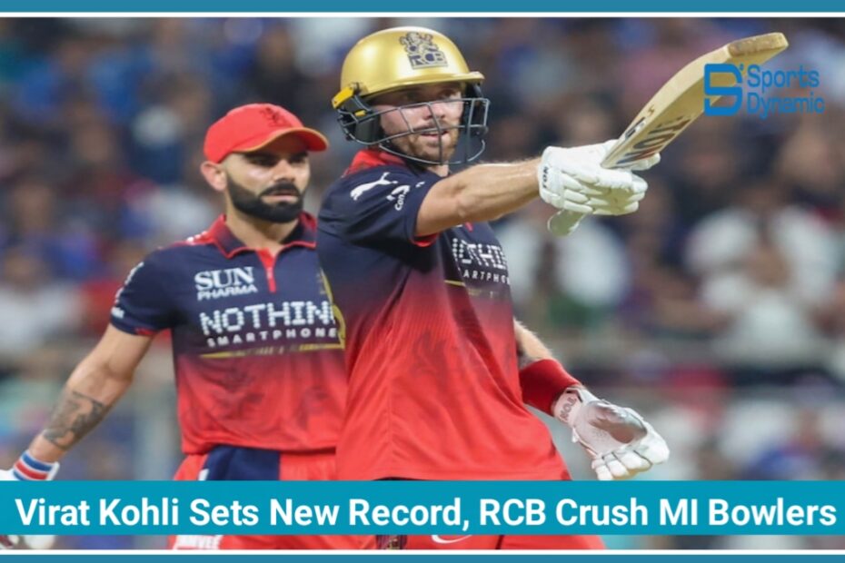 IPL 2026: Virat Kohli breaks the record of Babar Azam and Chris Gayle, RCB Crush MI Bowlers with 240/4