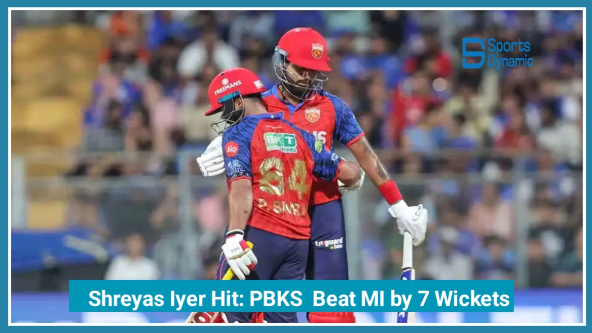 MI vs PBKS Match Report: Shreyas Iyer Anchors Chase as Punjab Beat Mumbai by 7 Wickets