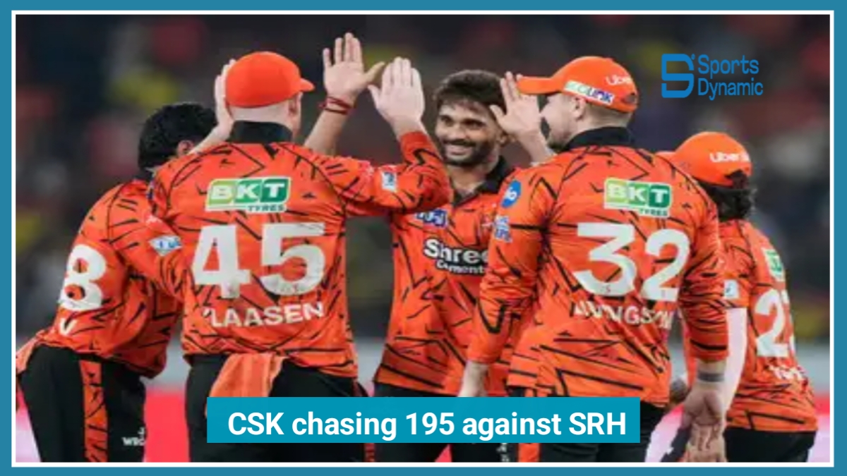 SRH vs CSK IPL 2026: Chennai Lose 2 Quick Wickets While Chasing 195