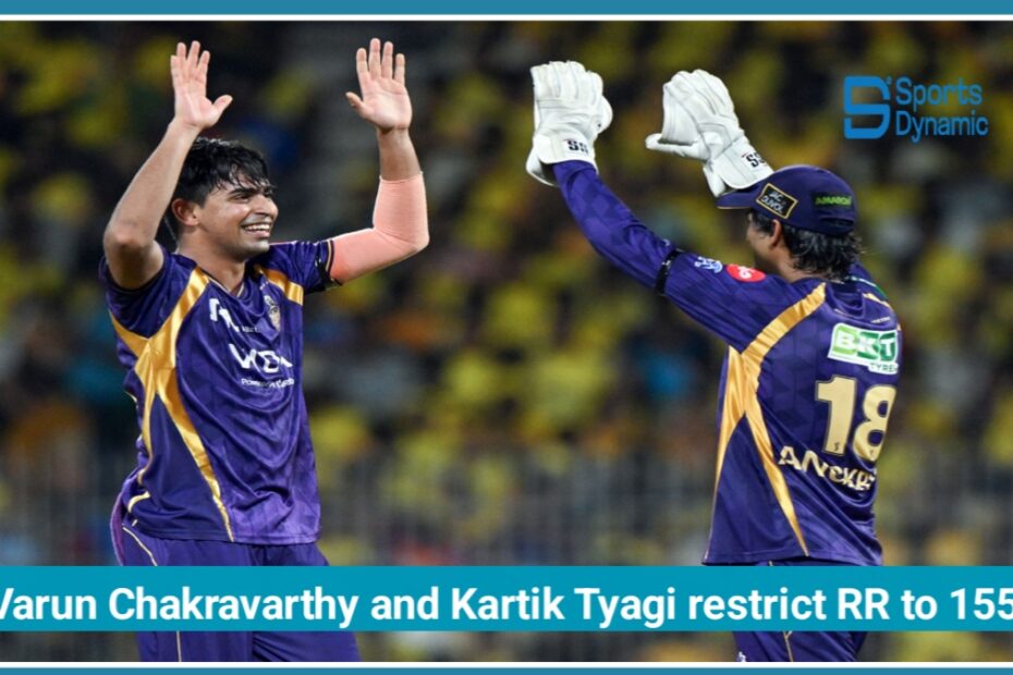 Varun Chakravarthy and Kartik Tyagi Stars as KKR Restrict RR to 155/9 in IPL 2026 Clash