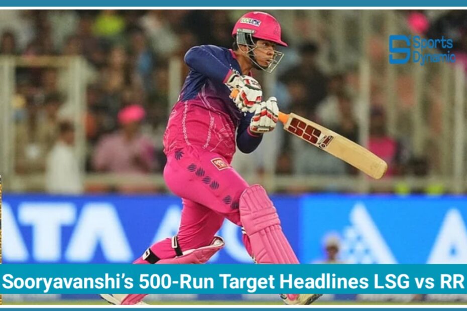 IPL 2026 Match Preview: Vaibhav Sooryavanshi’s 500-Run Target Headlines LSG vs Rajasthan Royals