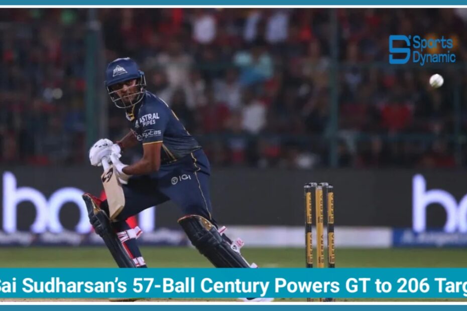 RCB vs GT IPL 2026 LIVE: Sai Sudharsan’s 57-Ball Century Powers Gujarat to 206 Target