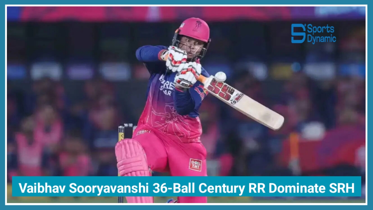 IPL 2026: Vaibhav Sooryavanshi Smashes 36-Ball Century as RR Dominate SRH in Jaipur Clash