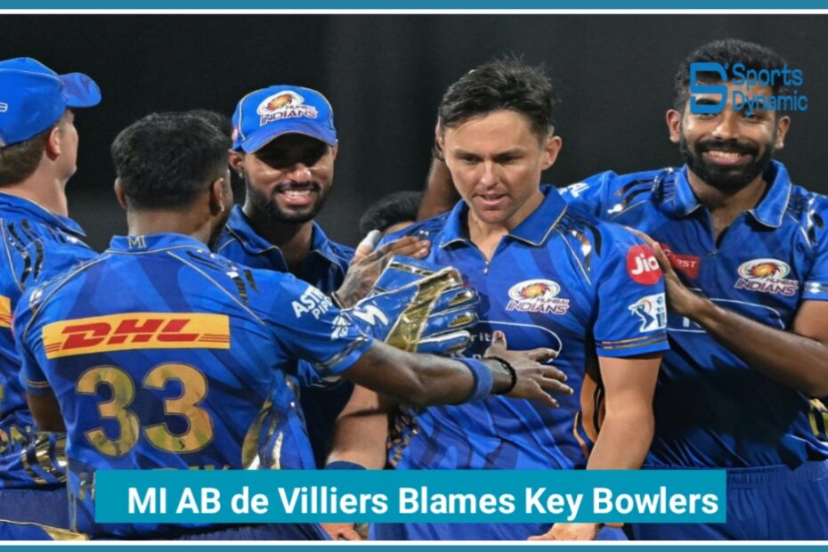 Mumbai Indians Struggle in IPL 2026: AB de Villiers reveals major flaws