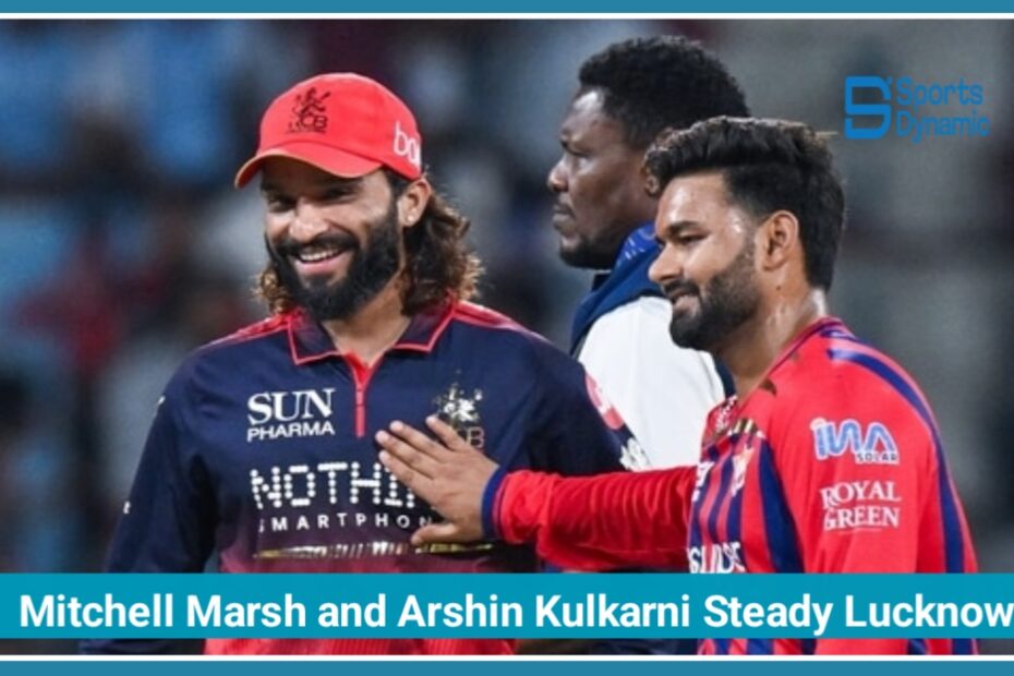 LSG vs RCB Live Score IPL 2026: Mitchell Marsh and Arshin Kulkarni Steady Lucknow After Rain Break