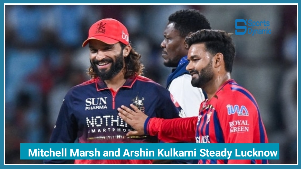 LSG vs RCB Live Score IPL 2026: Mitchell Marsh and Arshin Kulkarni Steady Lucknow After Rain Break