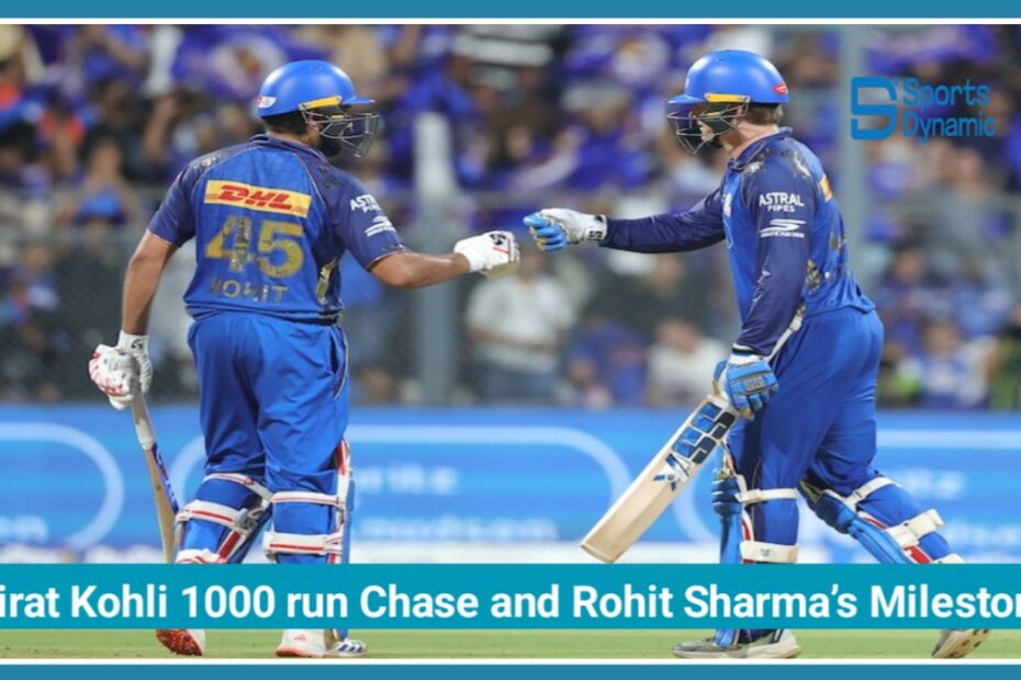 RCB vs MI LIVE: Virat Kohli’s Record 1000 run Chase and Rohit Sharma’s Milestone Highlight Epic IPL Clash