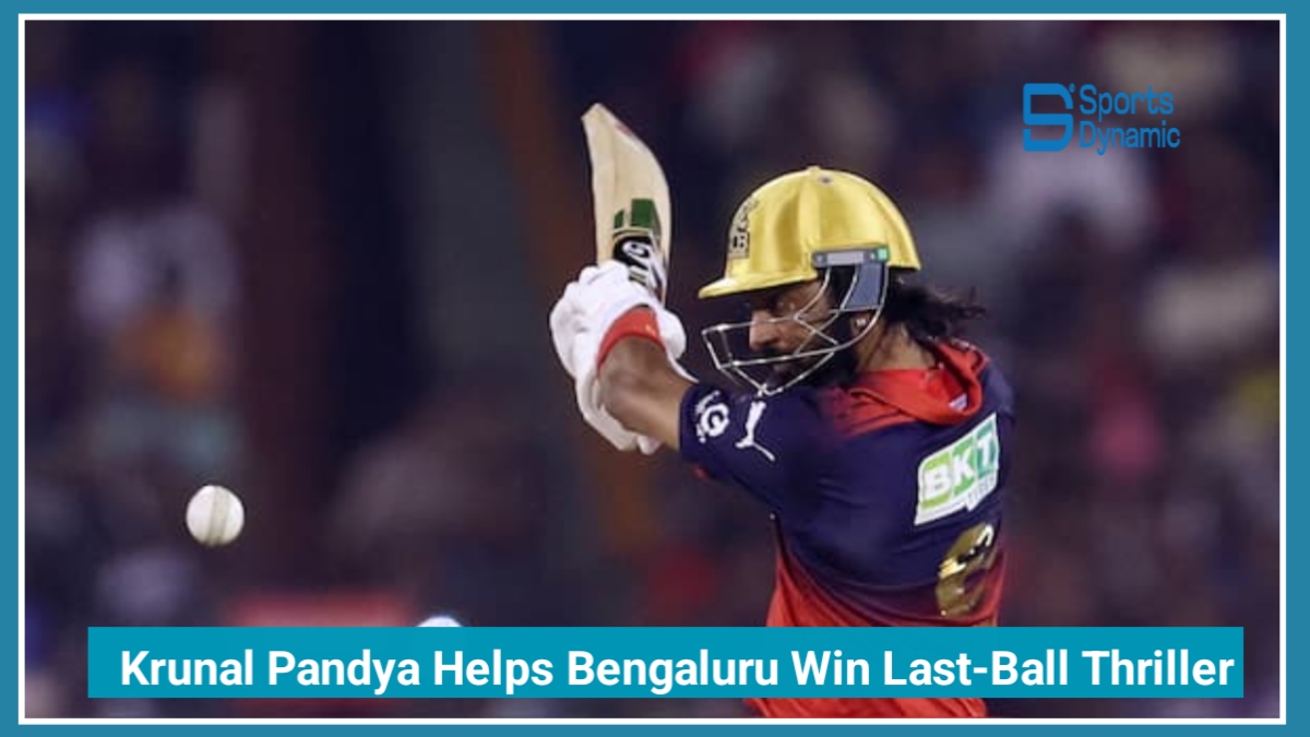 RCB vs MI IPL 2026: Krunal Pandya Helps RCB Win Last-Ball Thriller