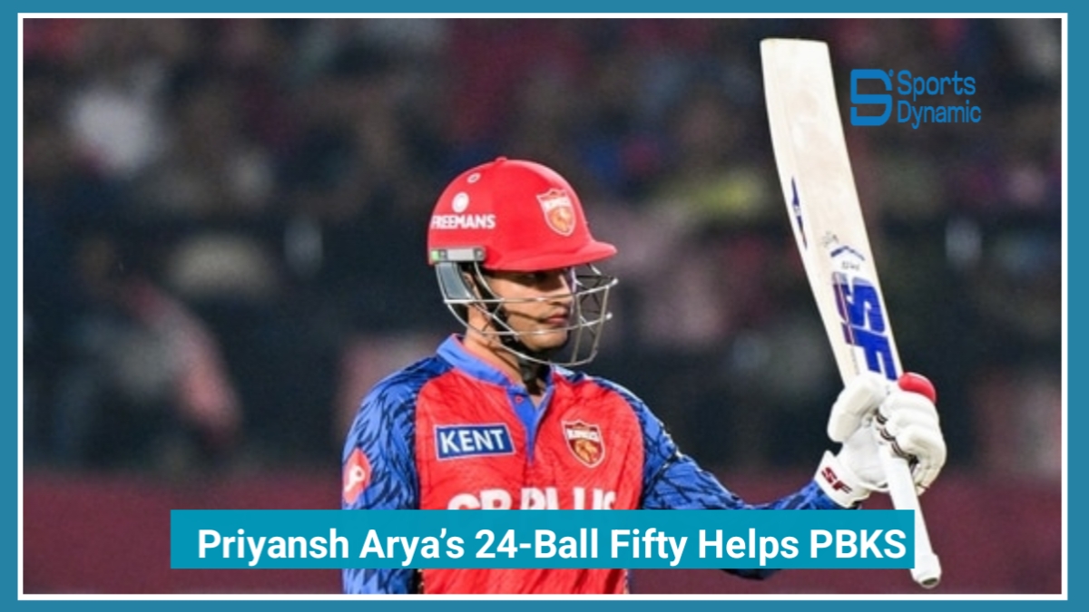 Priyansh Arya’s 24-Ball Fifty Helps PBKS Take Control Against Delhi Capitals