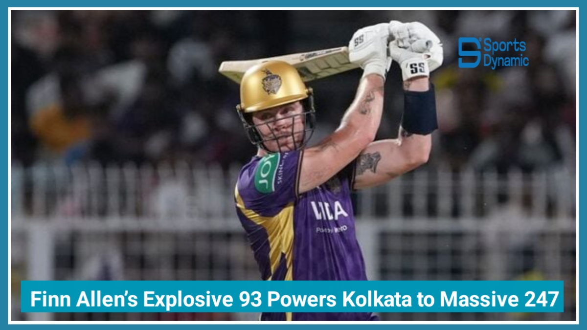 KKR vs GT IPL 2026: Finn Allen’s 93 Powers Kolkata to Massive 247 at Eden Gardens