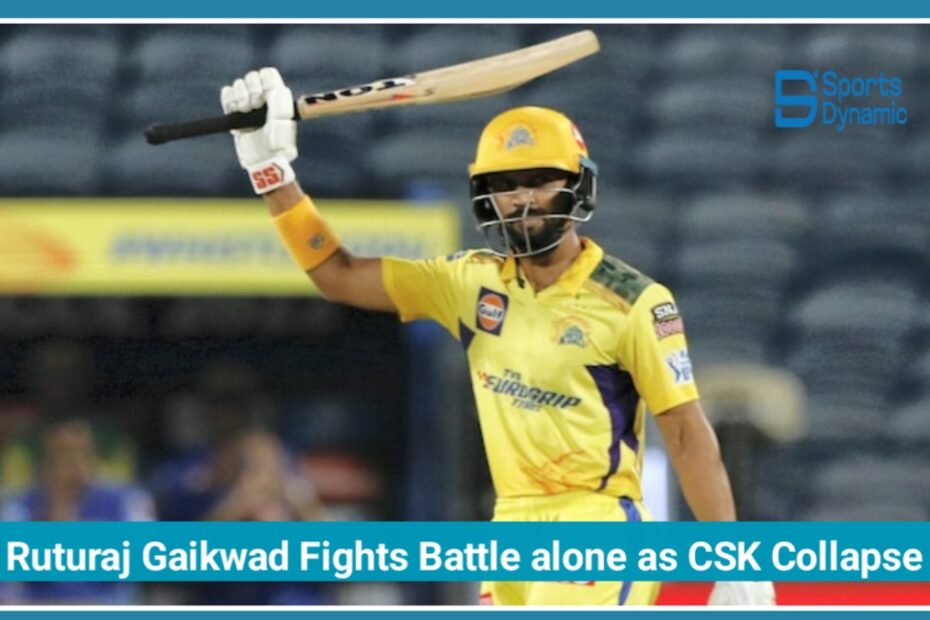 CSK vs SRH IPL 2026: Ruturaj Gaikwad Fights Battle alone as Chennai Collapse at Chepauk