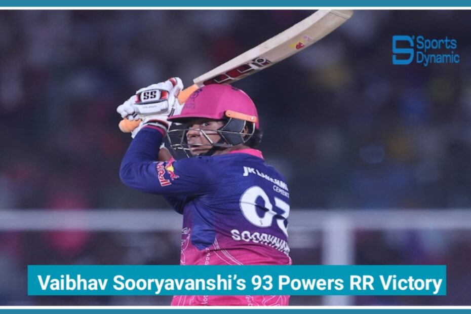 RR vs LSG IPL 2026: Vaibhav Sooryavanshi’s Explosive 93 Powers Rajasthan Royals 7 wickets Victory