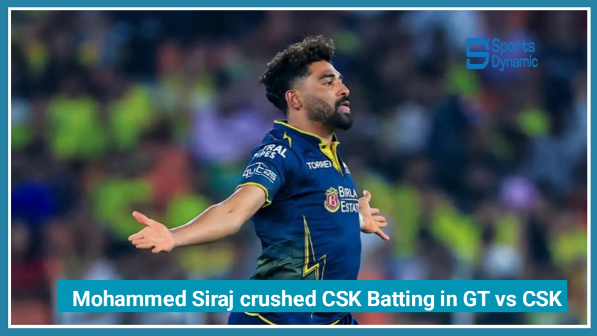 Mohammed Siraj crushed CSK Batting Lineup in GT vs CSK 230 chase IPL 2026 Match