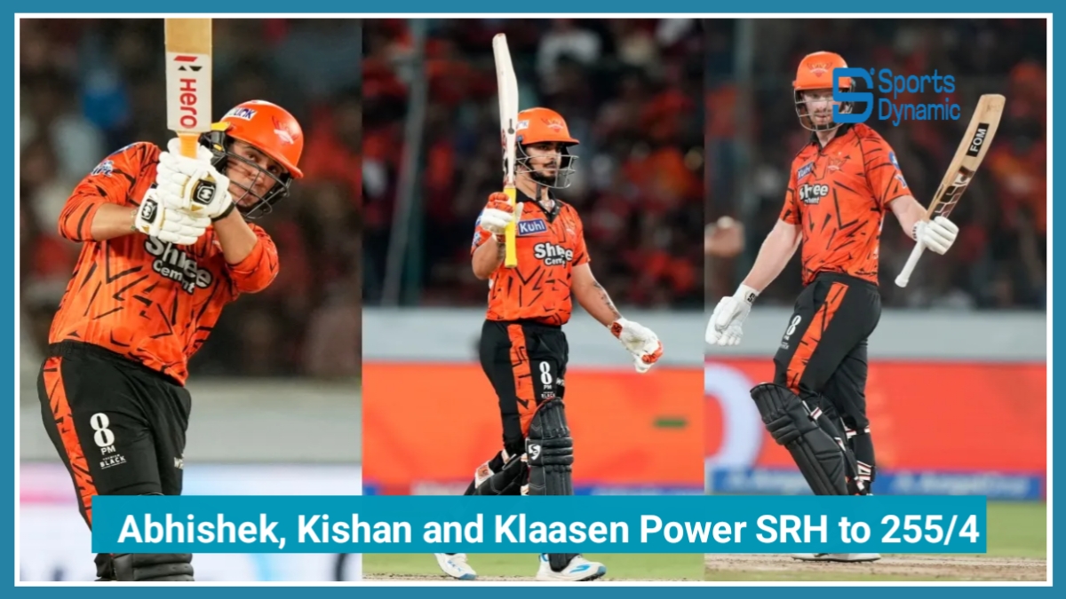 SRH vs RCB IPL 2026: Abhishek Sharma, Ishan Kishan and Klaasen Power SRH to 255/4