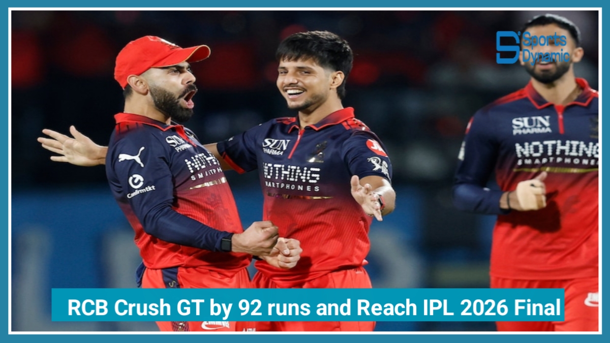 RCB Crush Gujarat Titans by 92 runs and Reach IPL 2026 Final After Patidar Masterclass