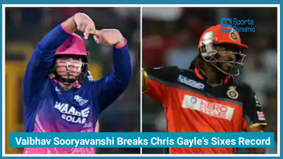Vaibhav Sooryavanshi Creates IPL History, Breaks Chris Gayle’s Sixes Record at 15