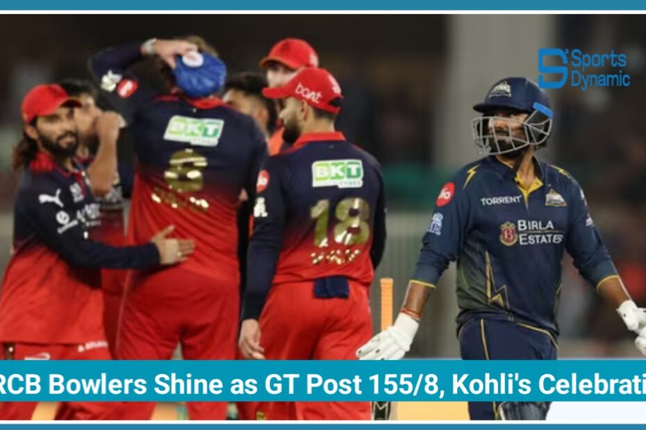 IPL 2026 Final: RCB Bowlers Shine as Gujarat Titans Post 155/8, Kohli's Celebration Goes Viral