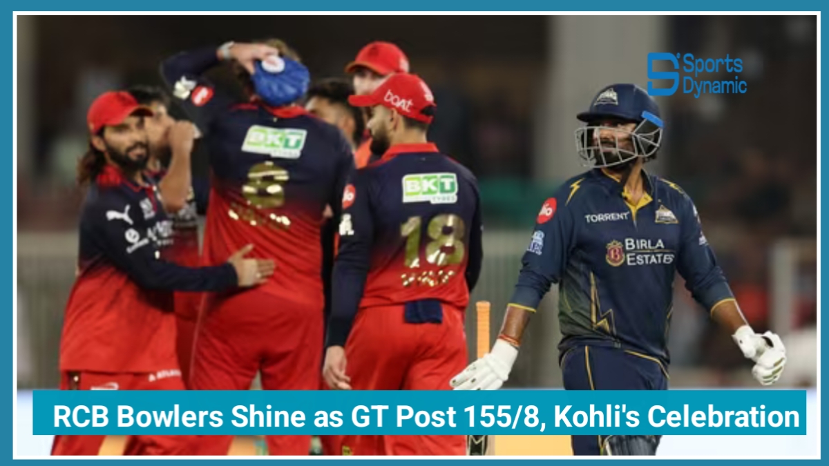 IPL 2026 Final: RCB Bowlers Shine as Gujarat Titans Post 155/8, Kohli's Celebration Goes Viral