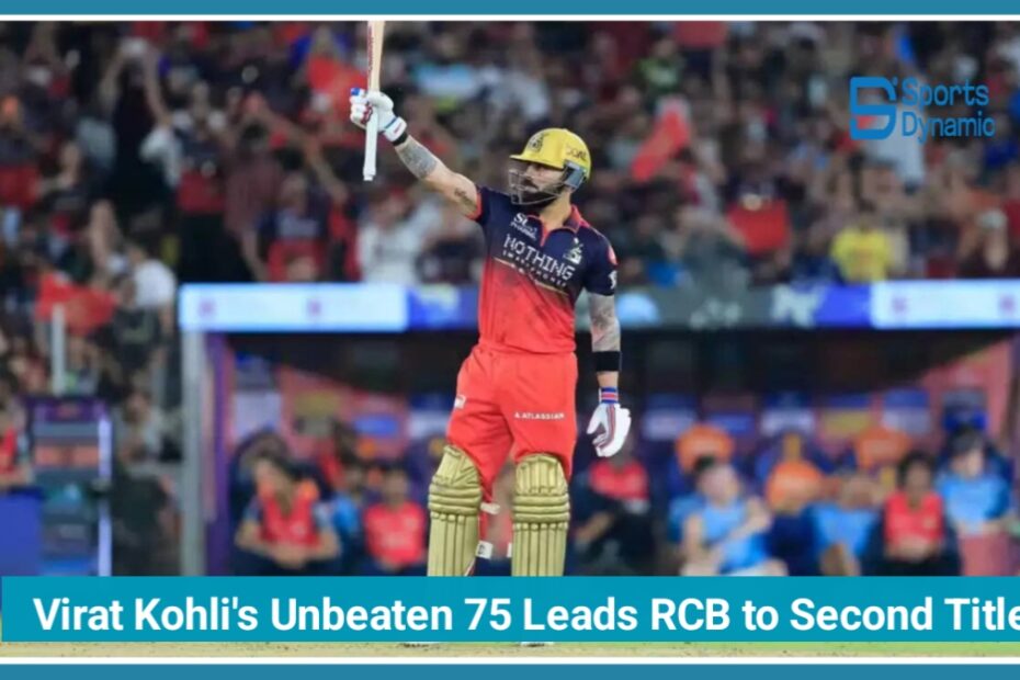 RCB vs GT IPL 2026 Final: Virat Kohli's Unbeaten 75 Leads Royal Challengers Bengaluru to Second Consecutive Title