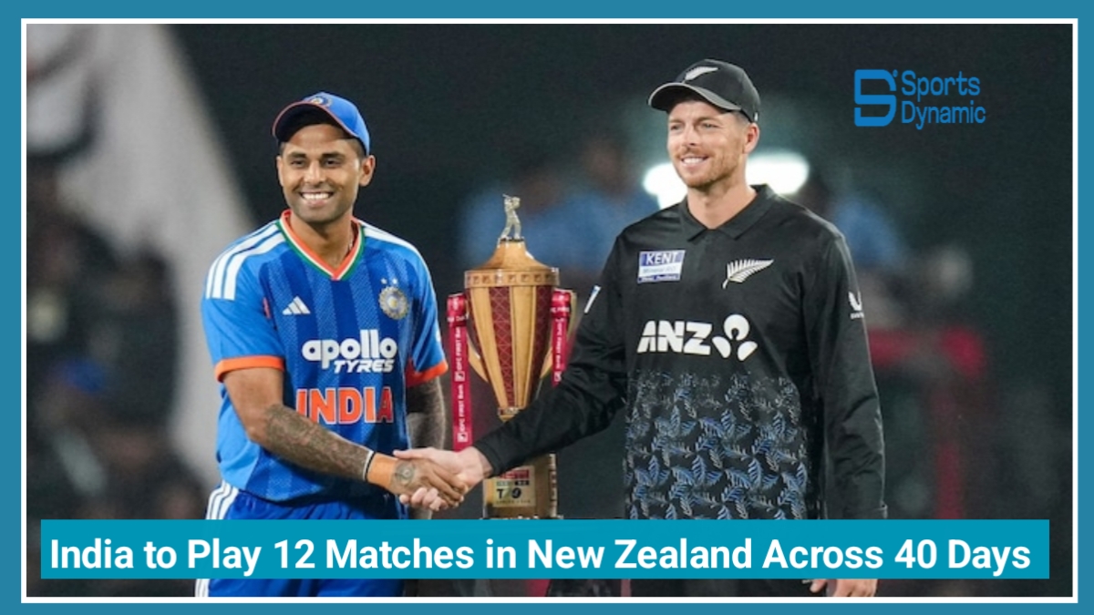 India to Play 12 Matches in New Zealand Across 40 Days in Landmark Cricket Tour