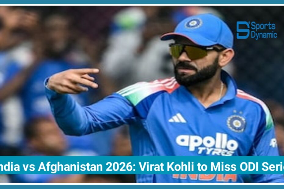 India vs Afghanistan 2026: Virat Kohli Likely to Miss ODI Series